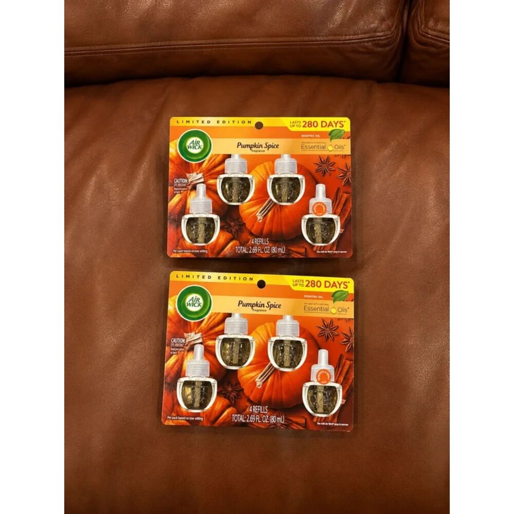 8-Pack Air Wick Pumpkin Spice Refills, 8 Total